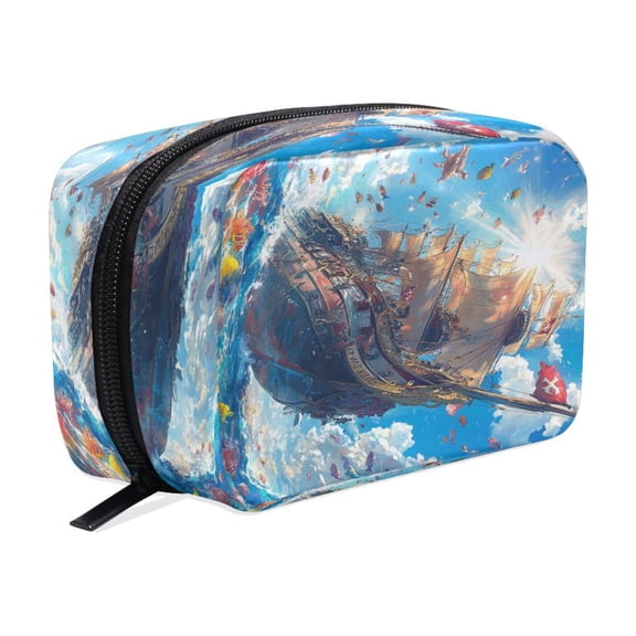 BZSMCE Makeup and Cosmetic Bag Women Simple Square Bag