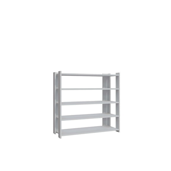 Ada Home Decor Furniture 4 Tier 16 Pair Oak Anthracite Gordon Modern Shoe Rack