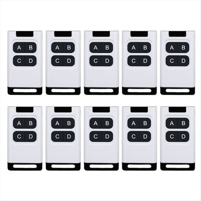 10 Piezas 315 MHz Control Remoto Duplicador Control Remoto de Puerta de Garaje para Garaje Proyector de Coche Eléctrico Cortinas Eléctricas