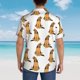 thumbnail image 4 of Balery German Shepherd Dog Camisas hawaianas de manga corta para hombre, camisas playeras de corte holgado, camisas de vacaciones con botones,Large, 4 of 7