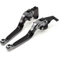 thumbnail image 1 of Cnc Extendable Folding Motorcycle Adjustment Brake Clutch Levers For Yamaha V-max Vmax1200 Vmax1700 (vmax1200 1999-2004, Blue), 1 of 5