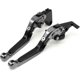 thumbnail image 1 of Cnc Extendable Folding Motorcycle Adjustment Brake Clutch Levers For Yamaha V-max Vmax1200 Vmax1700 (vmax1200 1999-2004, Blue), 1 of 5