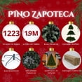 thumbnail image 3 of Arbol Navidad Artificial JARDIMEX 1.90 m Verde Nordiko, 3 of 6