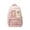 Pink, variant on Star Accent Ita Backpack with Pin Display Mesh, Ita Bag for Women, Large Capacity Cotton-Polyester Pin Trading Backpack, Matte Texture Display Bag for Modern Hobbyists
