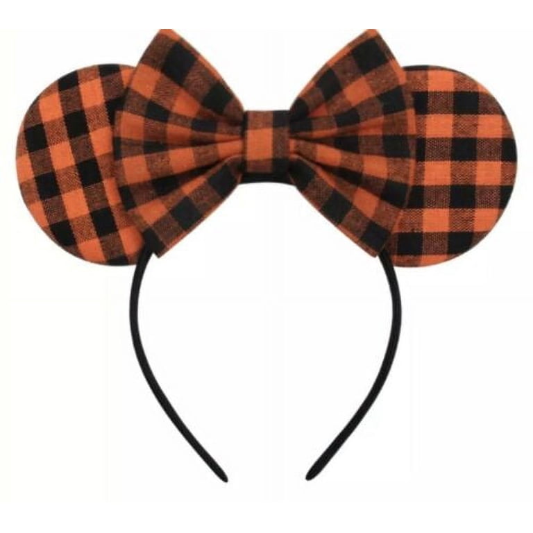 Minnie Mickey Mouse Ears headband Disney Halloween Orange  display picture 2