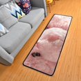 thumbnail image 5 of Pink Cute Bear Runner Rug Ares Rug Non-Slip Laundry Rug 72×24 inch Soft Washable for Bedroom Bathroom Kitchen Living Room, 5 of 6