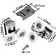 thumbnail image 5 of Rodillos para puerta de ducha, rodillos para puerta de ducha superior o inferior de 23 mm dontodent Kuyhfg Sin marca, 5 of 5