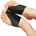 thumbnail image 2 of Manchon correcteur d'oignon, souple, extensible, respirant, protecteur, séparateur de gros orteil, pour hommes et femmes, noir, taille S (35-39), 2 of 4