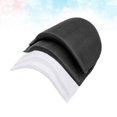 thumbnail image 3 of 20 pares de hombreras prácticas, almohadillas de esponja para coser, hombreras útiles para ropa tipo Blazer (blanco + negro, 8x13,5x1cm), 3 of 5