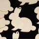 thumbnail image 2 of 30PCS Easter Wooden Embellishments Rabbits Cutout Hanging Ornaments for Easter Decor, 2 of 5