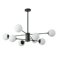 thumbnail image 4 of Magic Home 8 - Light Sputnik Modern Linear Chandelier Ceiling Mount, 4 of 6