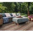 thumbnail image 5 of SAFAVIEH Courtyard Robert Striped Indoor/Outdoor Area Rug, 5'3" x 7'7", Light Beige/Light Brown, 5 of 14