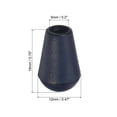 thumbnail image 2 of Bell End Stopper, Cord Rope Lock for Drawstring Bag, Navy Blue 50 Pack, 2 of 5