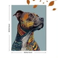 thumbnail image 3 of Tribal Pitbull Dog Canvas Wall Art Print, Living Room Bedroom Office Cafe Den Decor, 3 of 8