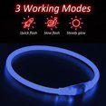 thumbnail image 3 of Led Dog Collar - Usb Rechargeable Light Up Dog Collar Glow In The Dark Led Luminous Collar, 3 of 5