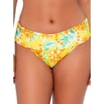 thumbnail image 3 of Printed Fold-Over High-Waist Bikini Bottom Swimsuit, 3 of 6