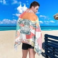 thumbnail image 5 of Dreamtimes Beach Towels Cows Flowers Camping Towels Plant Sand Free Beach Towel, 30"x60" Large Beach Towels Quick Dry Bath Travel Towels Pool Yoga Beach Mat for Men Women, 5 of 7