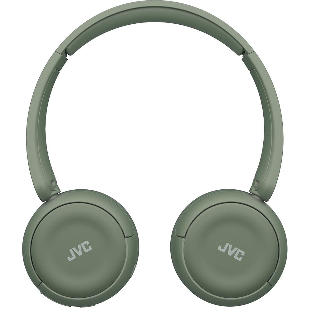 JVC Wireless Headphones with 50H Battery Life, Soft Cushions, Foldable Design, Bluetooth 5.3, Multipoint Connection, App EQ, Built-in Mic – Matte Green
