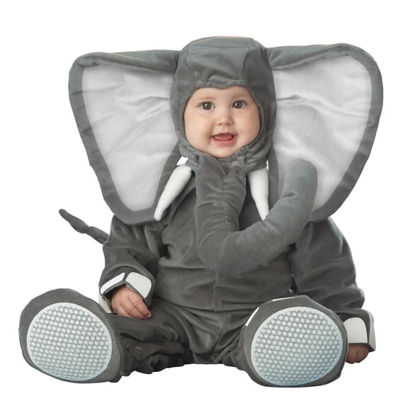 InCharacter Costumes Lil Elephant Fancy-Dress Costume for Toddlers with Zippered Bodysuit, 2T