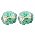 thumbnail image 1 of Hukapapa Horquillas para el pelo hechas a mano con bonitos patrones para el cuidado del perro, accesorios para el pelo para mascotas y gatos, color verde, 1 of 5