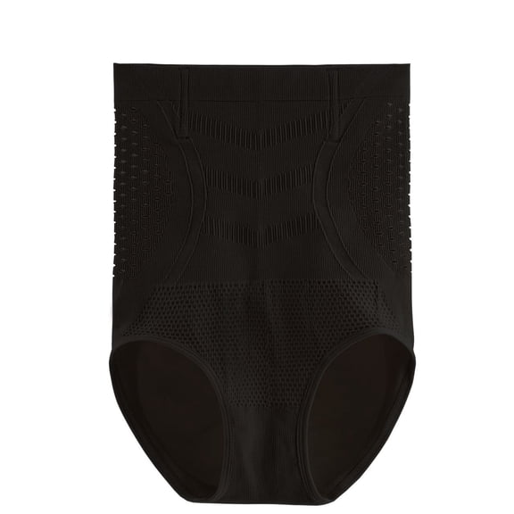 Voska Panties For Women Butt Lift Tummy Control Shapewear Seamless High Waist Compression Panties Black L