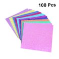 thumbnail image 3 of BESTYASH 100PCS Glitter Origami Paper for Card Making and Crafting, 3 of 6