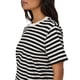 thumbnail image 2 of ONLY Camiseta de mujer Paquete de 2 - ONLLIVINA LIFE STRIPE TEE, manga corta, cuello redondo, rayas Negro/Blanco S (Small), 2 of 6