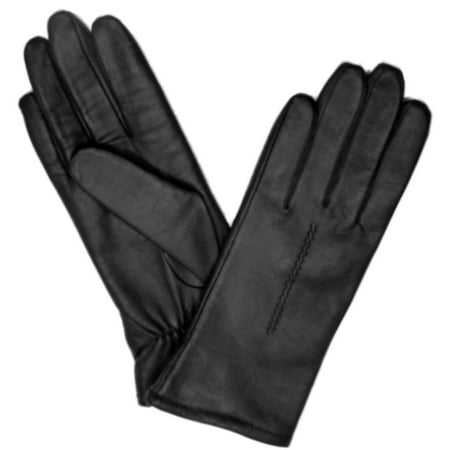 Ladies Leather Driving Gloves - Fownes Womens Black Leather Driving Gloves