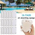 thumbnail image 1 of 16 piezas de esponja de spa reutilizable, esponja duradera que absorbe el aceite, blanca, herramientas de limpieza de accesorios de spa, esponja absorbente de grasa, forma de araña Banban ZefeiWu 8390611541262, 1 of 1