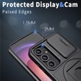 thumbnail image 5 of Dteck Magnetic Case for Galaxy A05S, Compatible with MagSafe with Ring Kickstand Military Grade Drop Protection Cover Case for Samsung Galaxy A05S,Black, 5 of 6