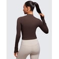 thumbnail image 2 of CRZ YOGA Butterluxe Cropped Athletic Jackets for Women Full Zip Up Track Tops, 2 of 4