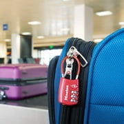 Master Lock TSA Approved 3 Dial Combination Resettable Luggage Lock, Color Variety, 2 Pack, Combination Lock