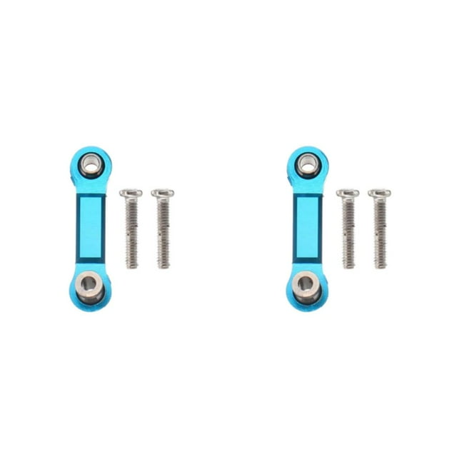 ziyahi RC Car Aluminium Alloy Upgrade Refit Servo Link For 1/18 A949 Metal Upgrade Refit Servo Link Remote Control Car blue 2Set