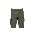 thumbnail image 4 of RAW X Mens Belted Cargo Shorts Relaxed Fit Casual Knee Length Cargo Shorts for Men, Hidden Snap Pocket - Sage, 52, 4 of 8