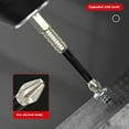 thumbnail image 3 of Slideach Bit, Slideach Magnetic Screwdriver Bits Set, Universal Anti-Slip Impact Resistant High Magnetic Screwdriver Drill Bit Set, 50 65 75 100 120 150mm (1Set), 3 of 7