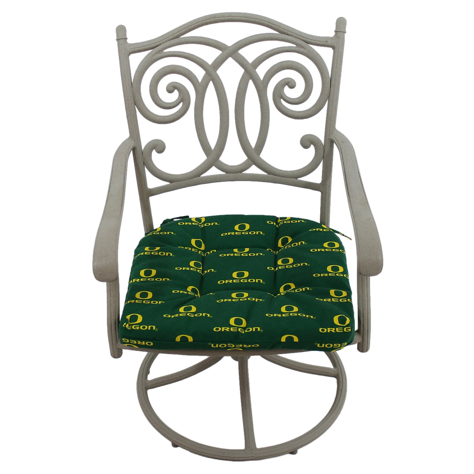 College Covers Oregon Ducks Patio Seat D Cushion 20" x 20", 2 Tie Backs
