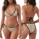 thumbnail image 3 of Fotbe Falling Pumpkins On Car Traje de Baño para Mujer de Dos Piezas – Bikini Sexy de Tirantes Tipo Halter con Diseño Triangular, 3 of 6