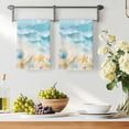 thumbnail image 3 of Blue Summer Beach Kitchen Towels Set of 3, Coastal Starfish Shell Nautical Ocean Absorbent Dish Towels for Kitchen, Microfiber Hand Towel, Quick Drying Tea Towel for Cleaning Decorative Dishcloths, 3 of 7