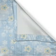 thumbnail image 4 of Ambesonne Winter Valance Pack of 2, Soft Stars, 54"X12", Pale Blue Yellow White, 4 of 5