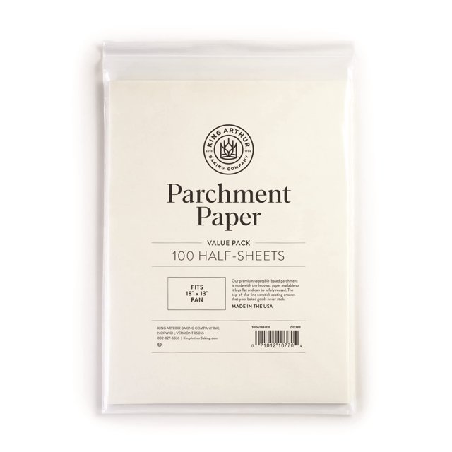 Hojas de papel pergamino King Arthur, 100 unidades, 16,5 x 12,25 pulgadas
