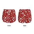 thumbnail image 6 of Goofa Red Christmas Cheer. Printed Women 2 in 1 Running Shorts,Quick Dry Athletic Workout Shorts,High Waisted Athletic Shorts with Liner Pockets-Large, 6 of 9