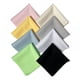 thumbnail image 5 of Paquete de 6 paños de limpieza de un solo color, color negro, 14,5 x 17,5, 5 of 5