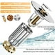 thumbnail image 2 of Colador de desagüe para lavabo de baño Anlige, 3 en 1, desplegable, cromado, 2 of 6