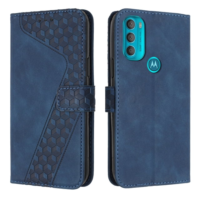 Compatible with Motorola Moto G71 5G Case Wallet Design with Card Slots Magnetic Closure Cover