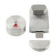 thumbnail image 1 of Lock de baño Bolt Dead Privacy Puerta de acero inoxidable de acero inoxidable Inside Hardware de partición del inodoro para baños wc, 1 of 8