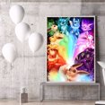 thumbnail image 4 of Cuadros Decorativos DIY colorido duende dibujo 5D diamante pintura completo redondo taladro Kit cartel Sywqhk Nuevos Originales, 4 of 9