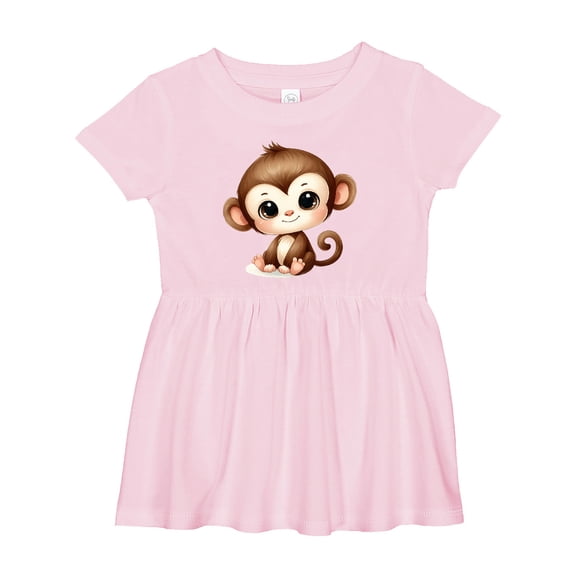 Inktastic Baby Monkey Girls Baby Dress