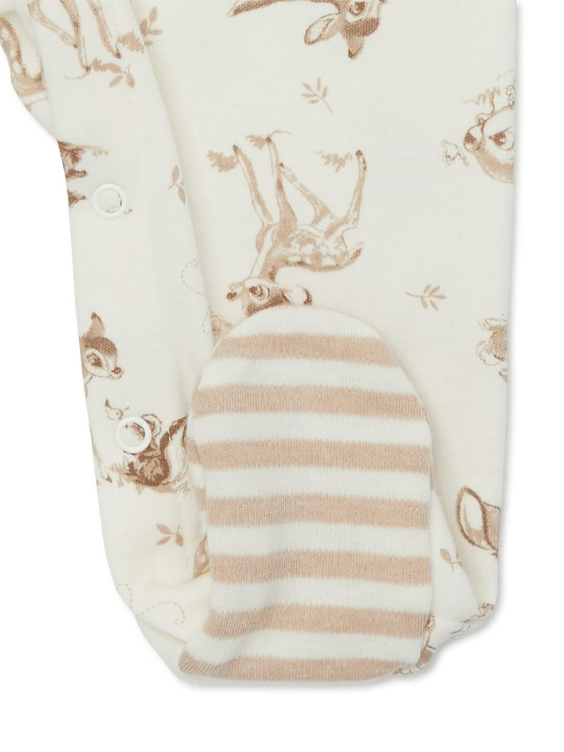 ワンピース Bambi Bambi Disney Baby Wishes Footie Sleep 'N Play Onesie Preemie