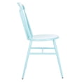 thumbnail image 5 of SAFAVIEH Broderick Outdoor Patio Side Chair, Baby Blue, Set of 2, 5 of 11