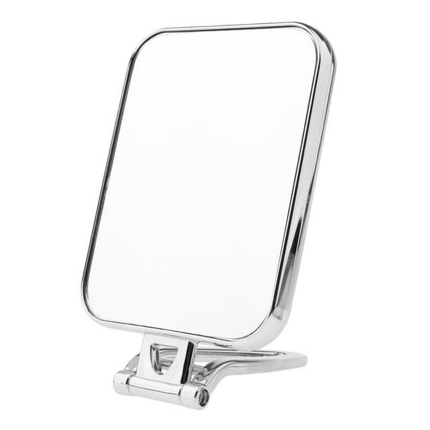 Espejo de maquillaje duradero Dormitorio Baño Espejos cuadrados independientes - Plata, Yuyangstore Espejo de maquillaje de aumento